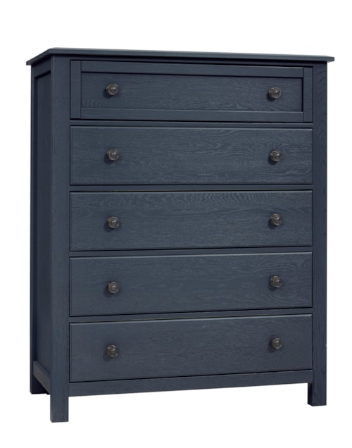 Farmhouse 5-Drawer Chest with English Dovetail Construction