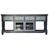 IFD Aruba 70" TV Stand with 4 Drawers and 2 Doors
