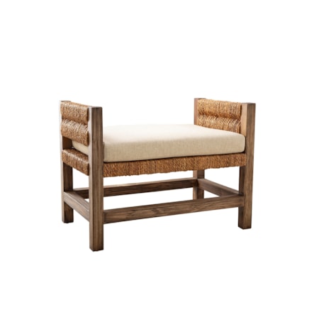 Rectangular Bench with Cushion