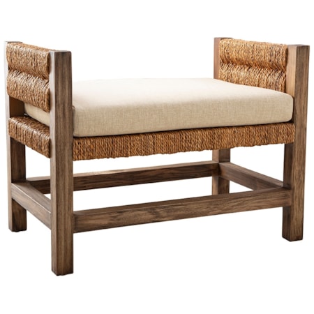 Rectangular Bench with Cushion