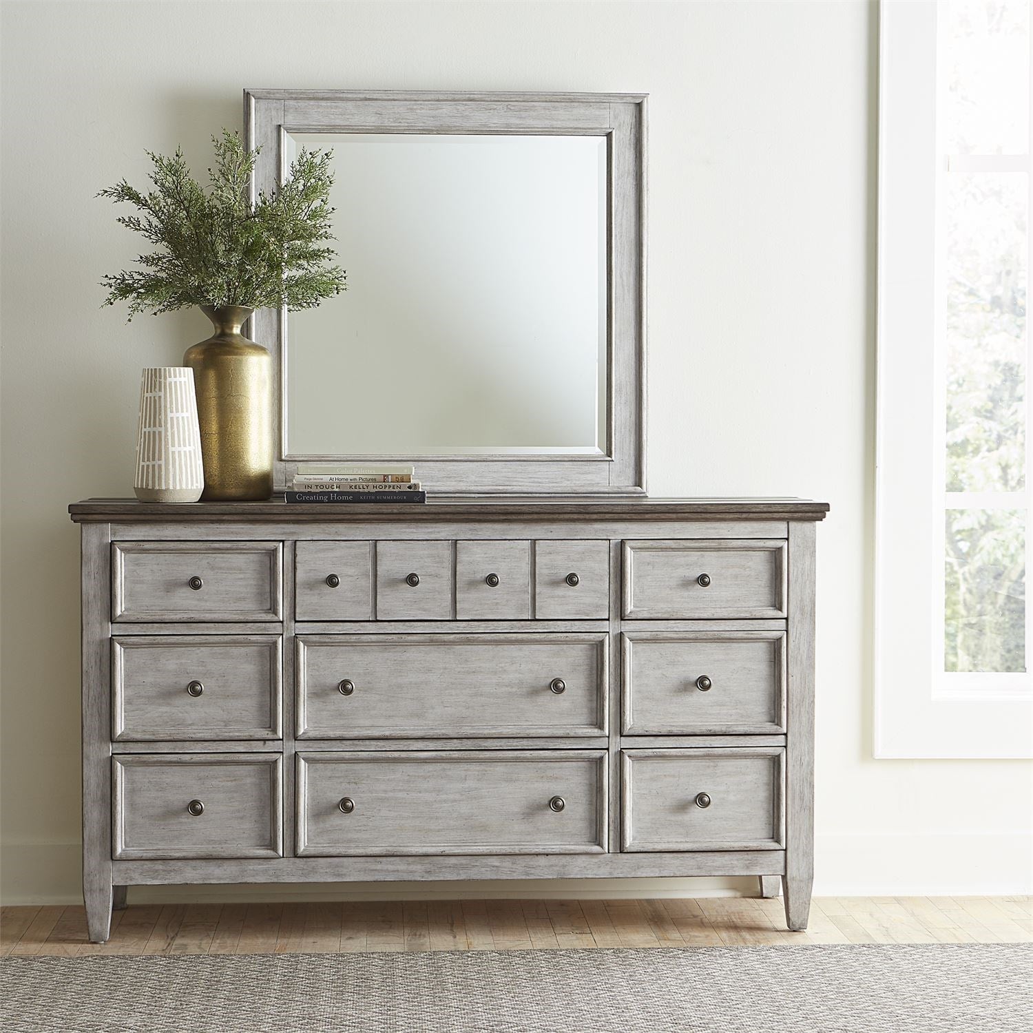 Liberty Furniture Heartland Square Dresser Mirror