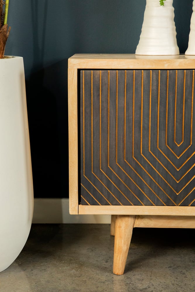 Coaster Coaster TV Console w/ Sliding Doors