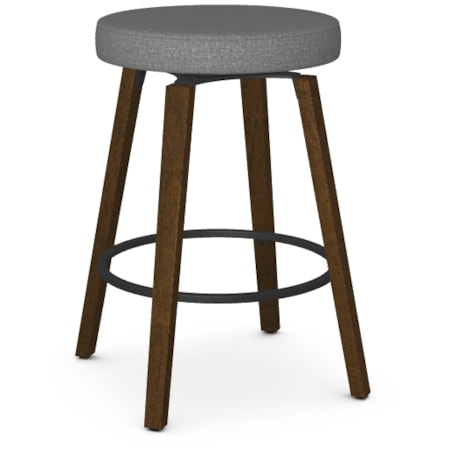Upholstered Counter Height Swivel Stool