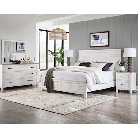 King Panel Bed