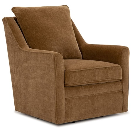 Pillow-Back Swivel Chair