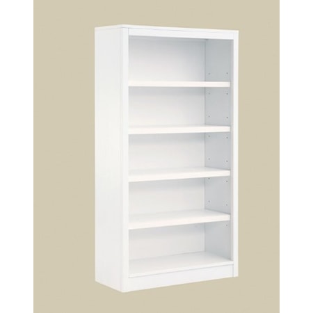 Transitional 50Shelf Bookcase with Adjustable Shelving