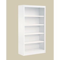 Transitional 50Shelf Bookcase with Adjustable Shelving