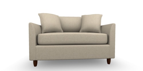 Contemporary Chair & Half with Twin Innerspring Sleeper