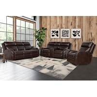 Casual 3-Piece Living Room Set