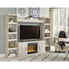 Ashley Furniture Signature Design Bellaby Entertainment Center with Fireplace