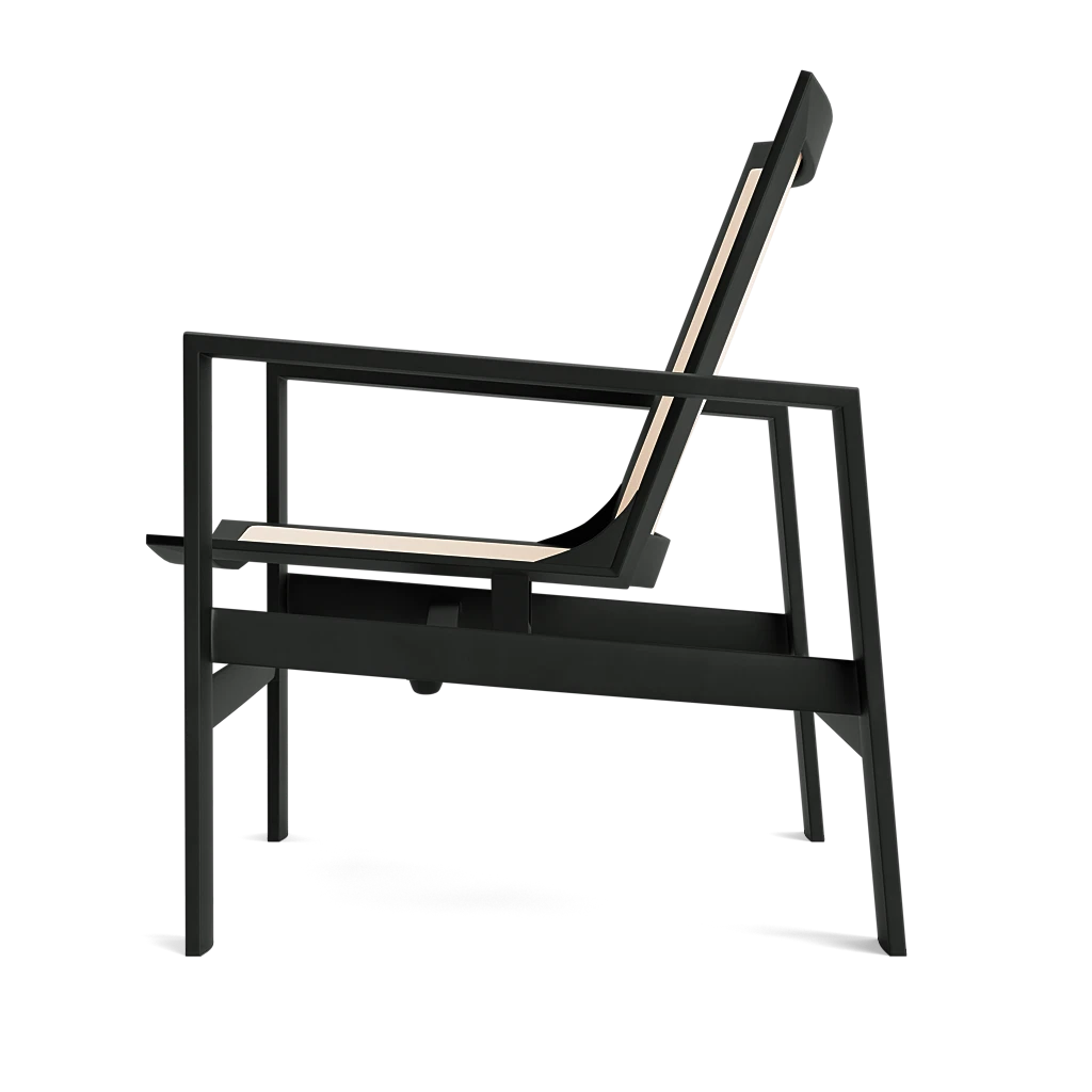 Modern Sling Motion Lounge Chair