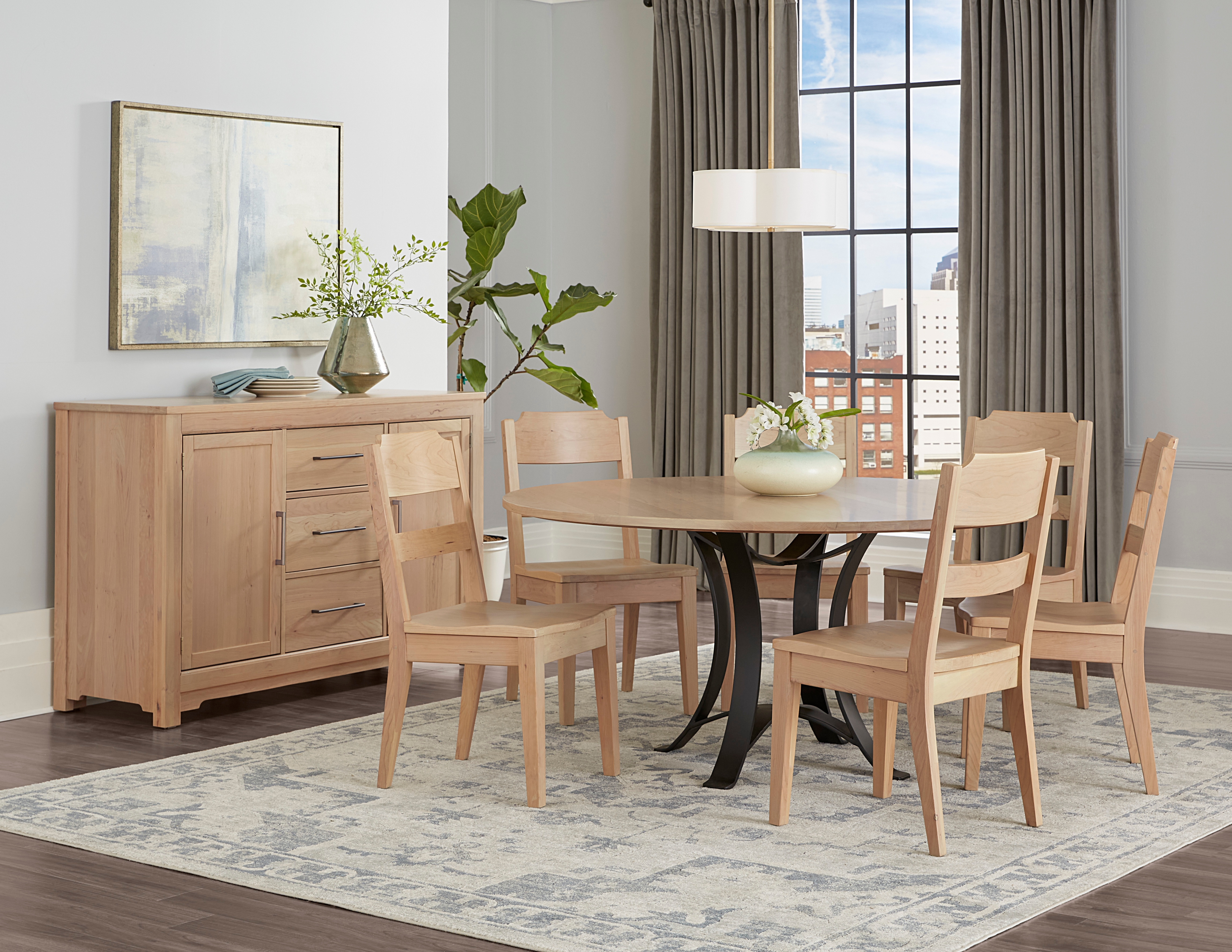 Artisan & Post Crafted Cherry Ladderback Side Chair