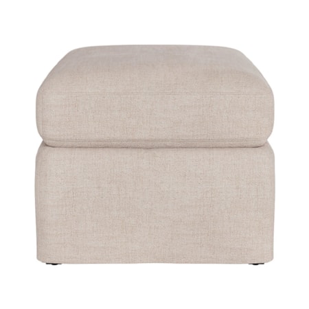 Hudson Slipcover Ottoman