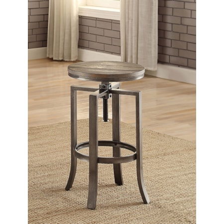 Adjustable Backless Bar Stool