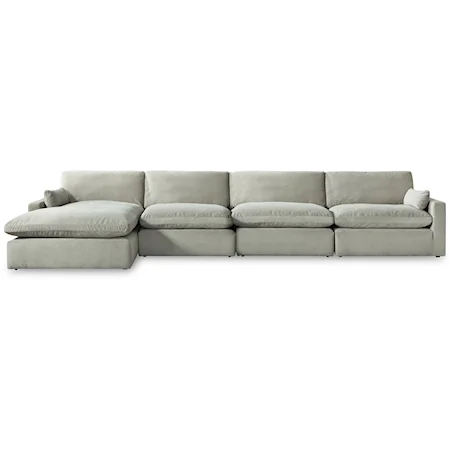 4-Piece Sectional With Chaise