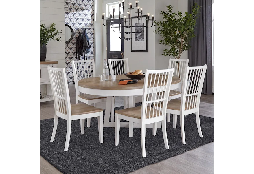 Americana Modern 7-Piece Dining Set by Parker House at Simply Home by Lindy's