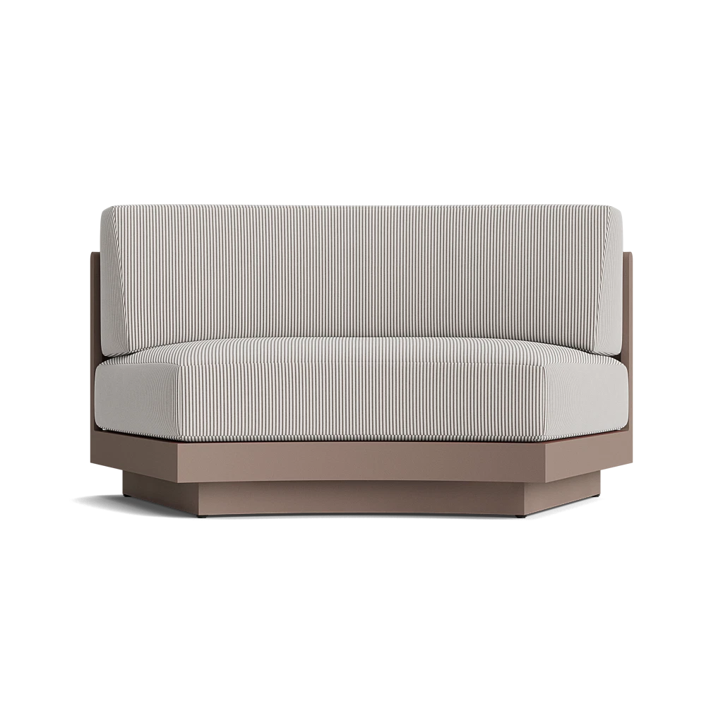 Huntley Curved Armless Chair