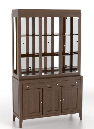Customizable Buffet with Hutch