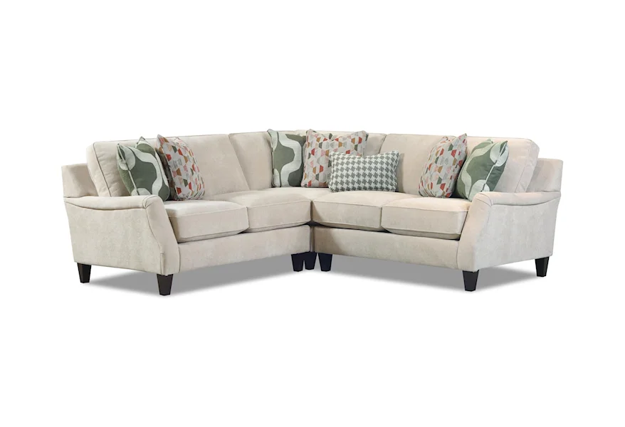 7000 GLAM SQUAD SAND Sectional by Fusion Furniture at Wilson's Furniture