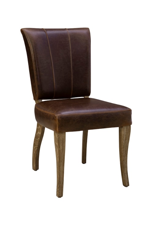 Rustic Upholstered Dining Chair