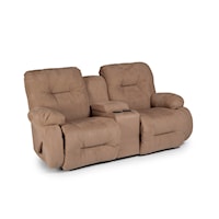 Power Space Saver Console Loveseat with Power Tilt Headrest