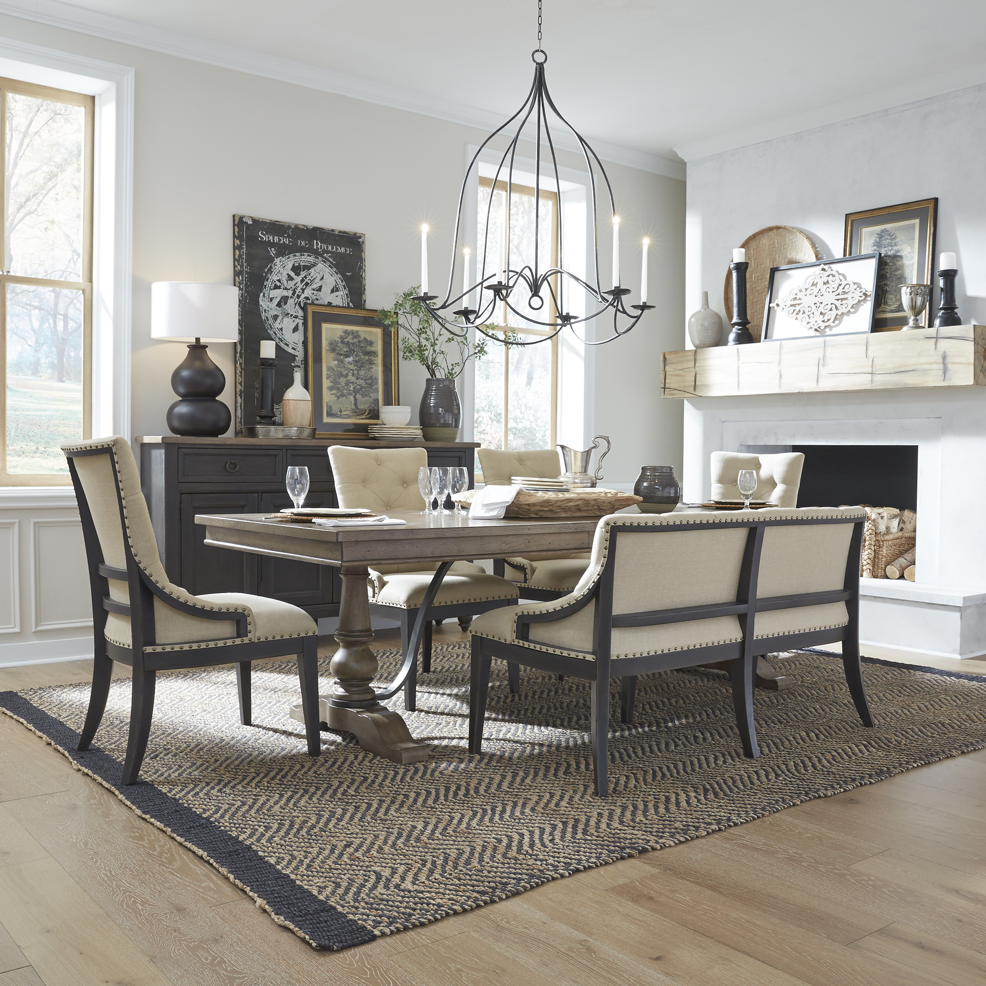 six piece dining set