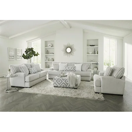 Transitional 3-Piece Living Room Set