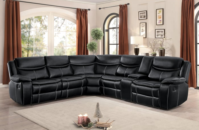 3-Piece Sectional with Right Console