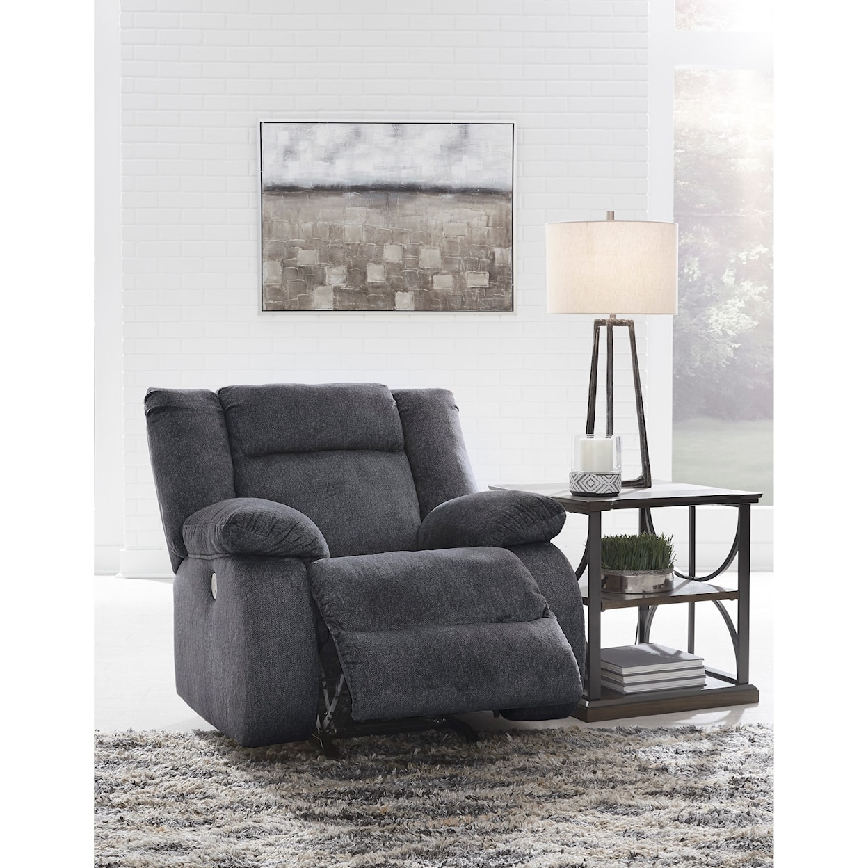 Signature Design by Ashley Furniture Burkner Power Rocker Recliner