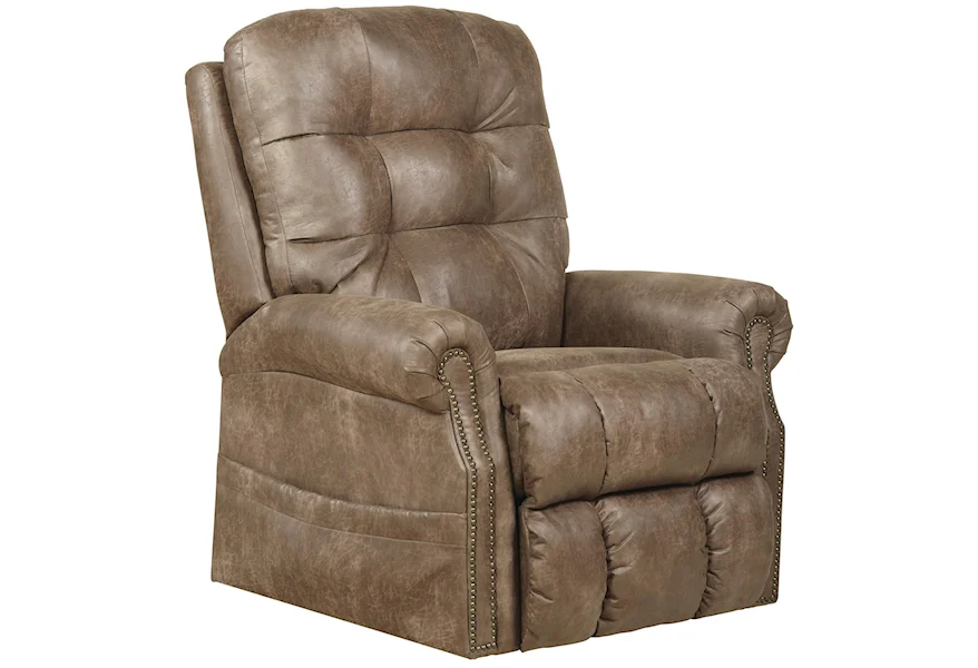 4857 Ramsey Power Lift Lay Flat Recliner by Catnapper at Johnson's Furniture