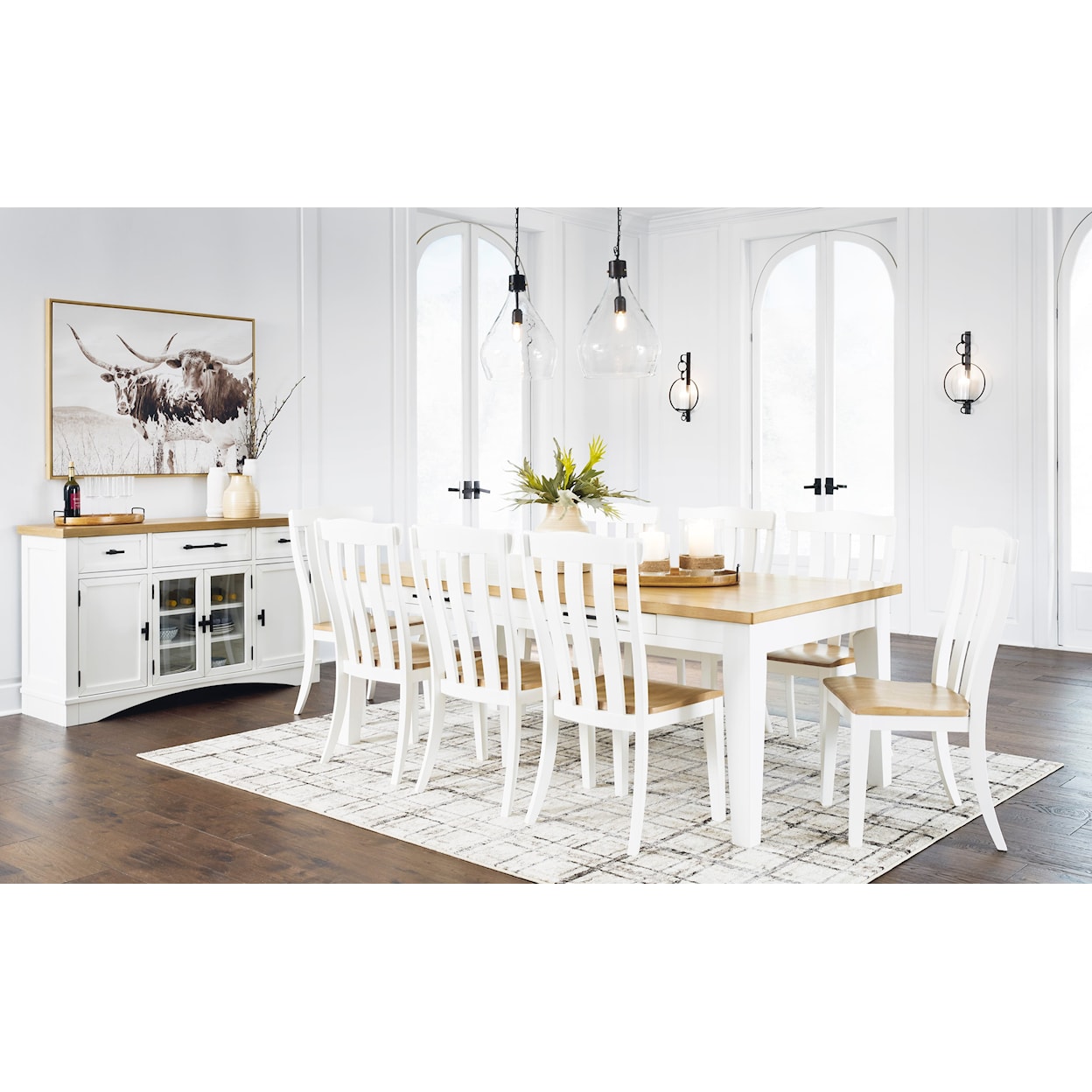 Michael Alan Select Ashbryn 9-Piece Dining Set