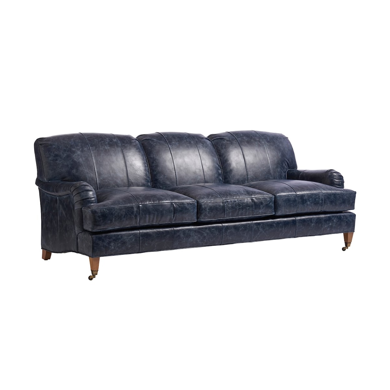 Barclay Butera Barclay Butera Upholstery Sydney Leather Sofa With Pewter Caster