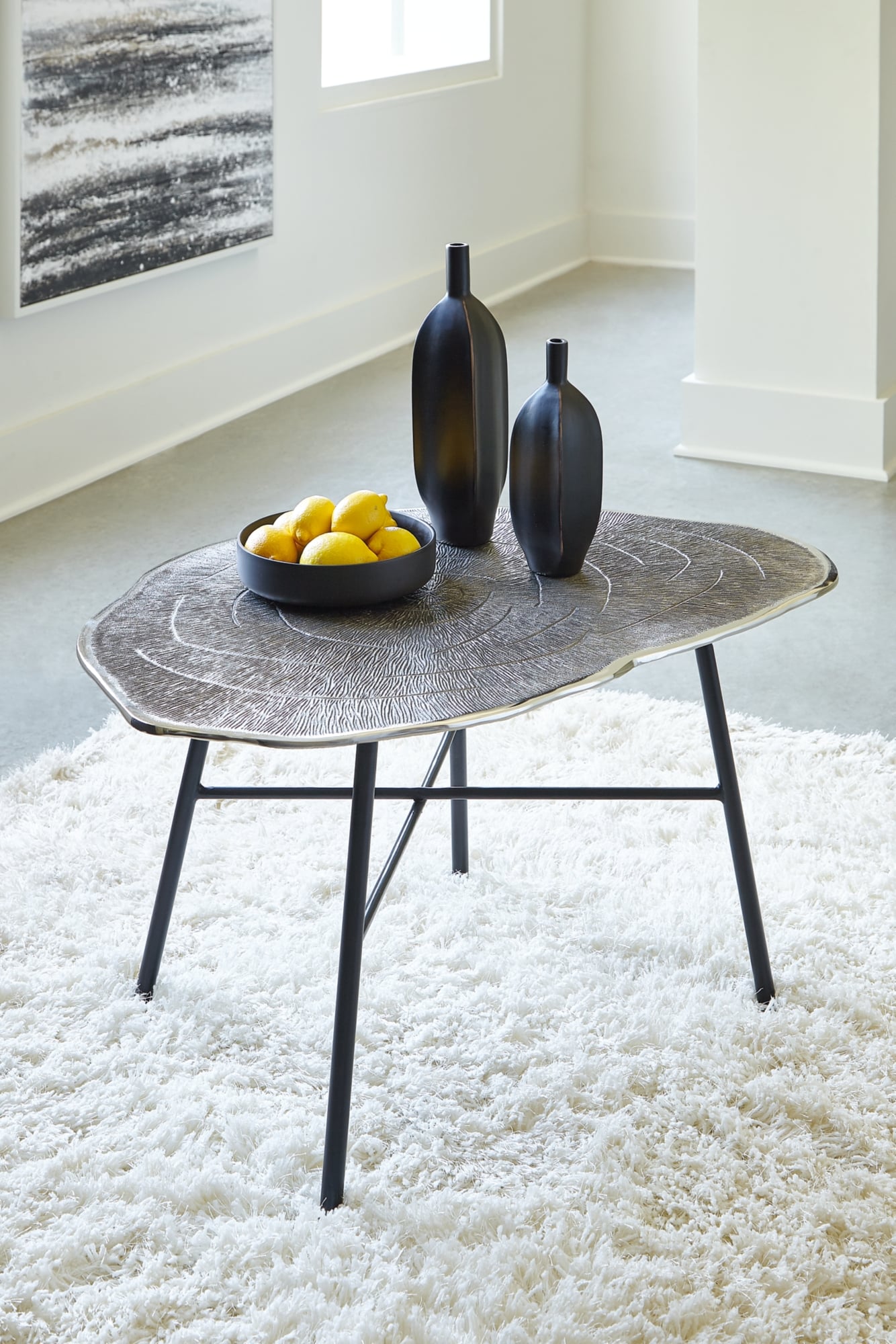 Signature Design by Ashley Laverford Oval Cocktail Table