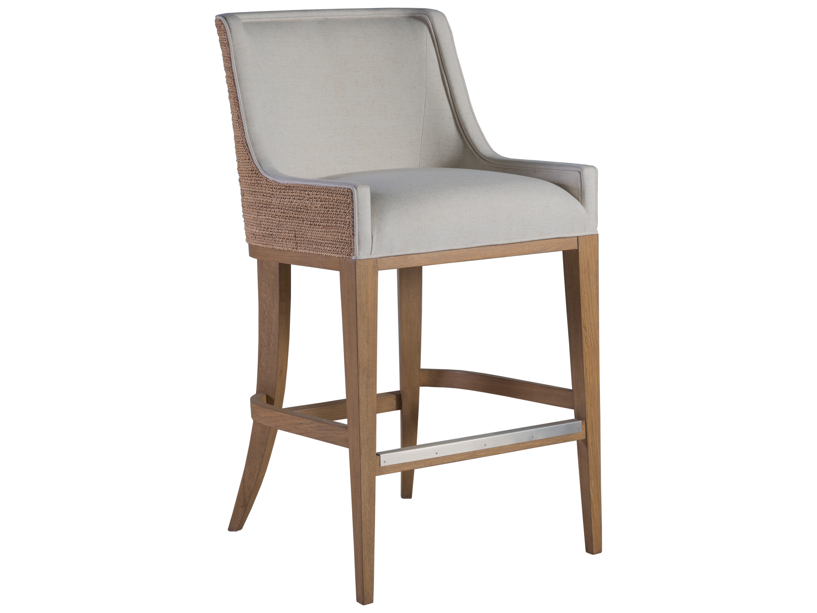 Woven Back Bar Stool