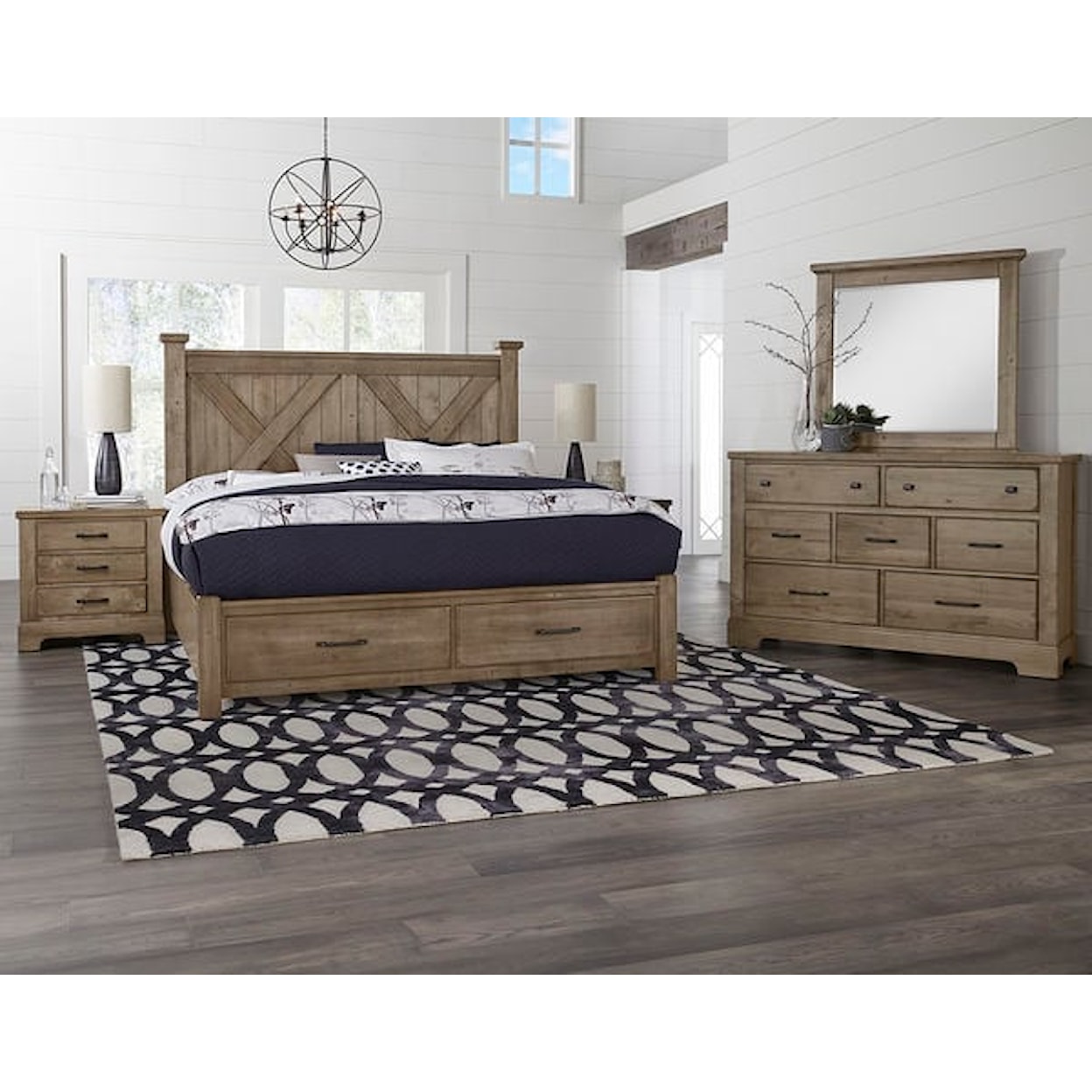 Artisan & Post Cool Rustic Queen Storage Bed