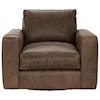 Bernhardt Dawkins Dawkins Leather Swivel Chair