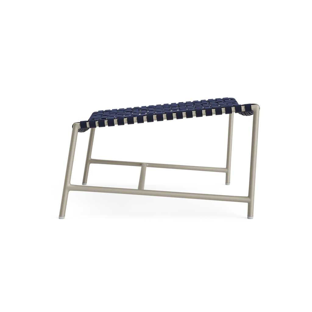 Curved Strap Lounge Ottoman