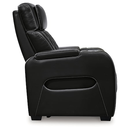 Power Recliner with Adj Headrest