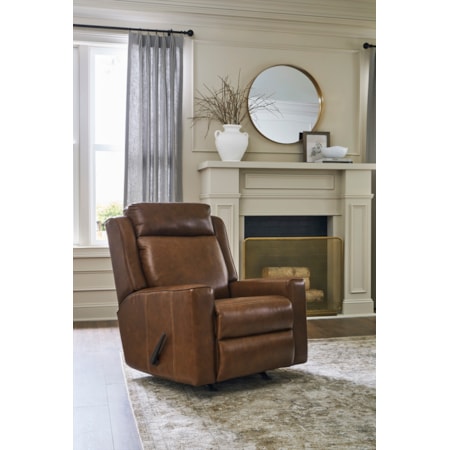 Leather Rocker Recliner