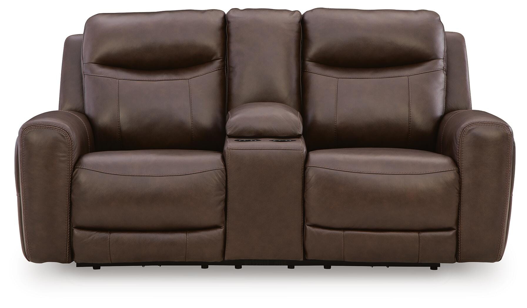 Ashley Gravier Pwr Rec Loveseat/con/adj Hdrst