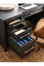 Pedestal storage drawers