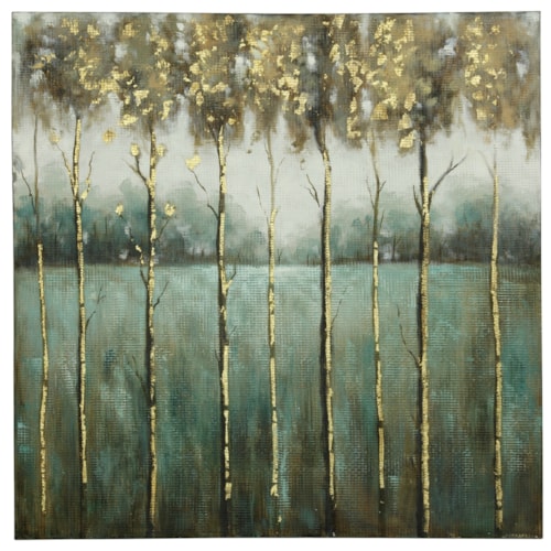 Hand Painted Canvas "A Day at the Lake"