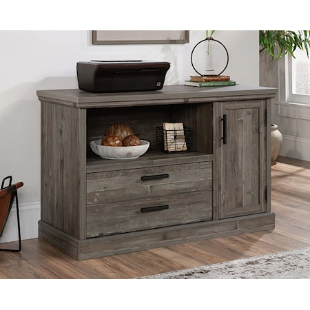 Farmhouse Office Credenza with File Drawer