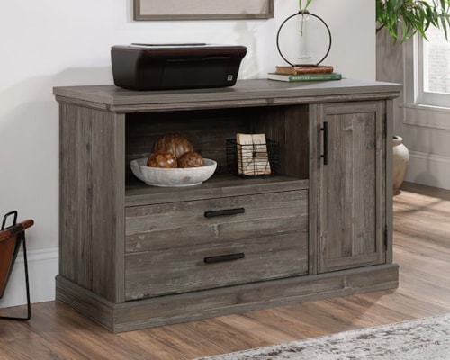 Farmhouse Office Credenza with File Drawer