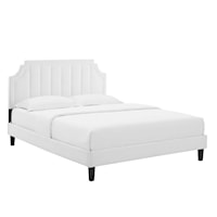 Performance Velvet Full Platform Bed