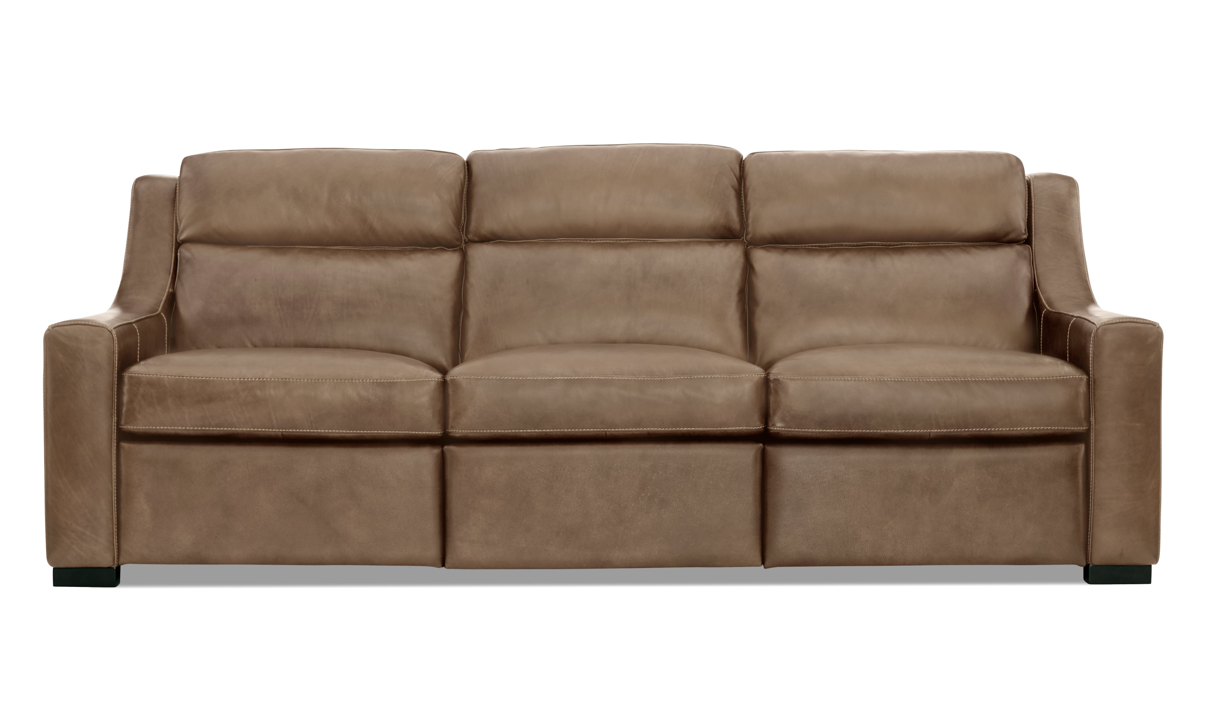 Genuine Leather Power Reclining Sofa
