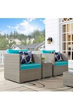 Modway Repose 6 Piece Outdoor Patio Sectional Set