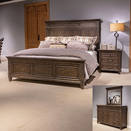 King Panel Bedroom Set