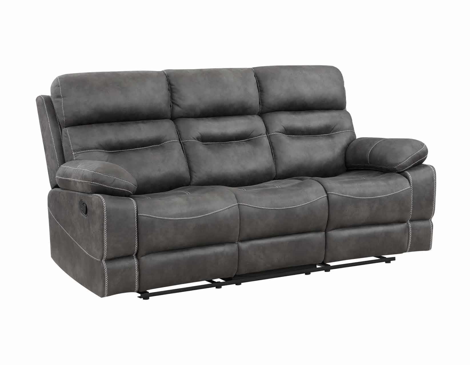 Steve silver anastasia grey recliner deals sofa