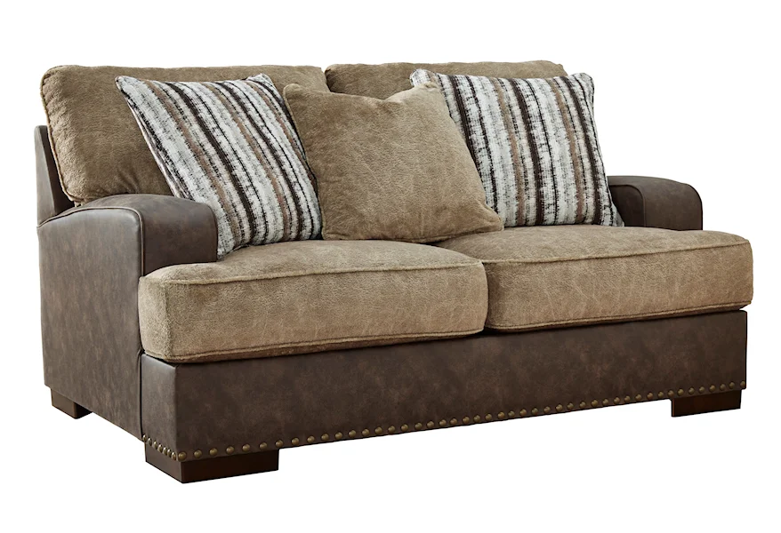 Alesbury Loveseat by Ashley Signature Design at Rooms and Rest